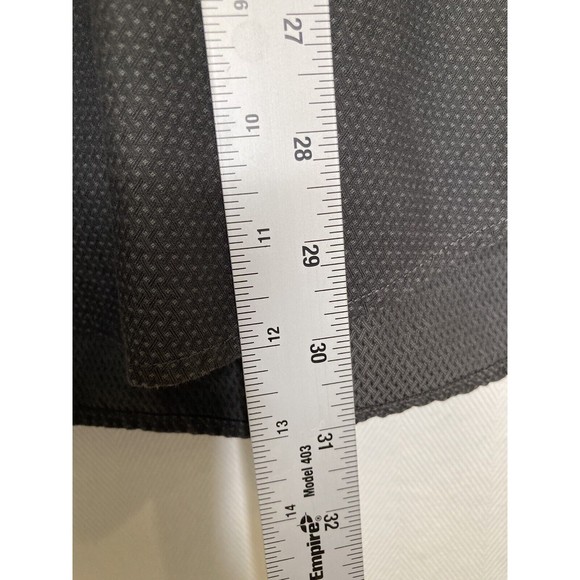 Calvin Klein Button Up Shirt Mens Size L Long Sleeve Gray Polka Dot Black Shirt - Picture 4 of 10